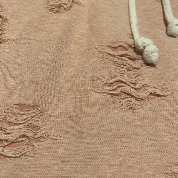 May Pink Distressed Pink Mini Skirt Size Small - Picture 8 of 8